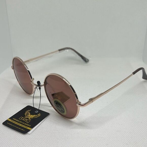 No Brand Other - Hippie Retro Mirrored Sunglasses